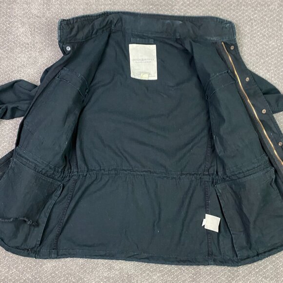 Ralph Lauren Denim & Supply Field Jacket Men's Medium Black M65 Military Combat - Picture 8 of 15
